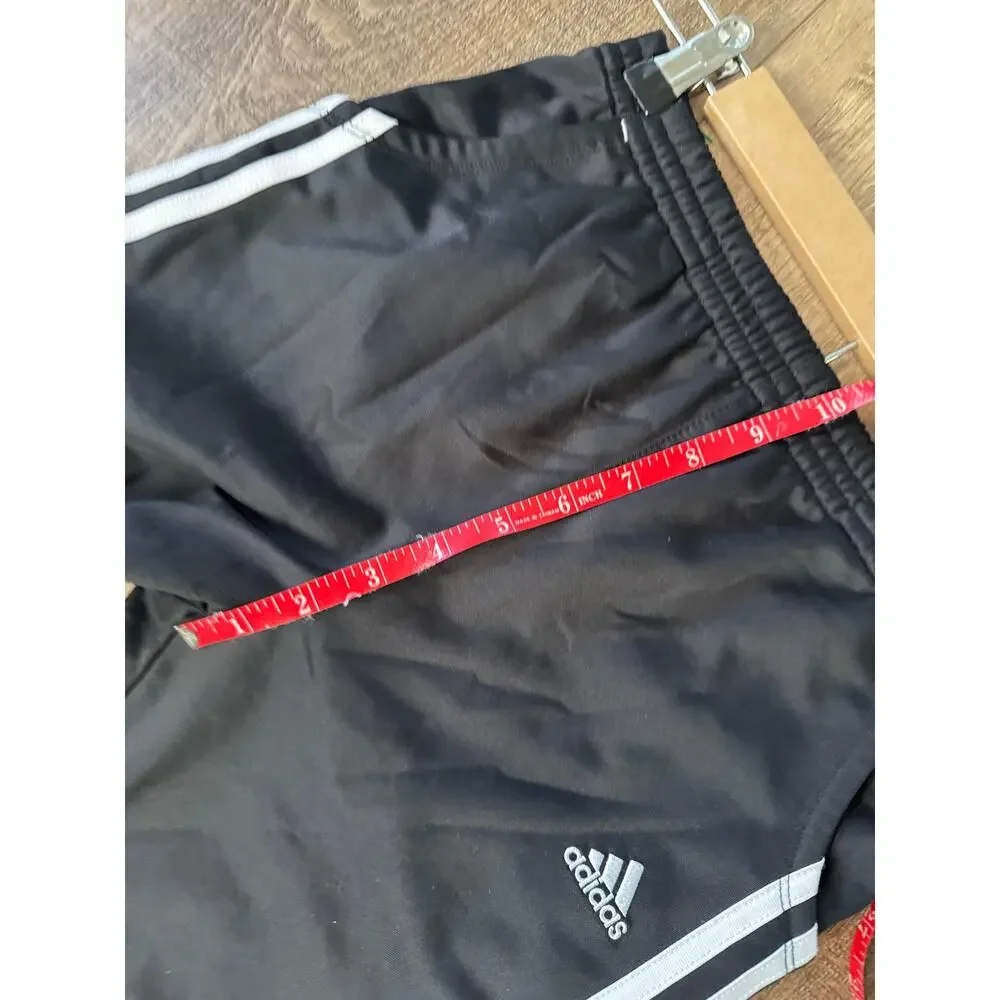 Kid's Adidas Joggers Track Pants‎ 3 Stripe Boy's Size L (14) Black